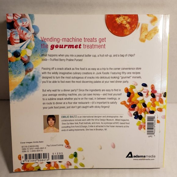 Junk Foodie Softcover Book By Emilie Baltz - Picture 3 of 8